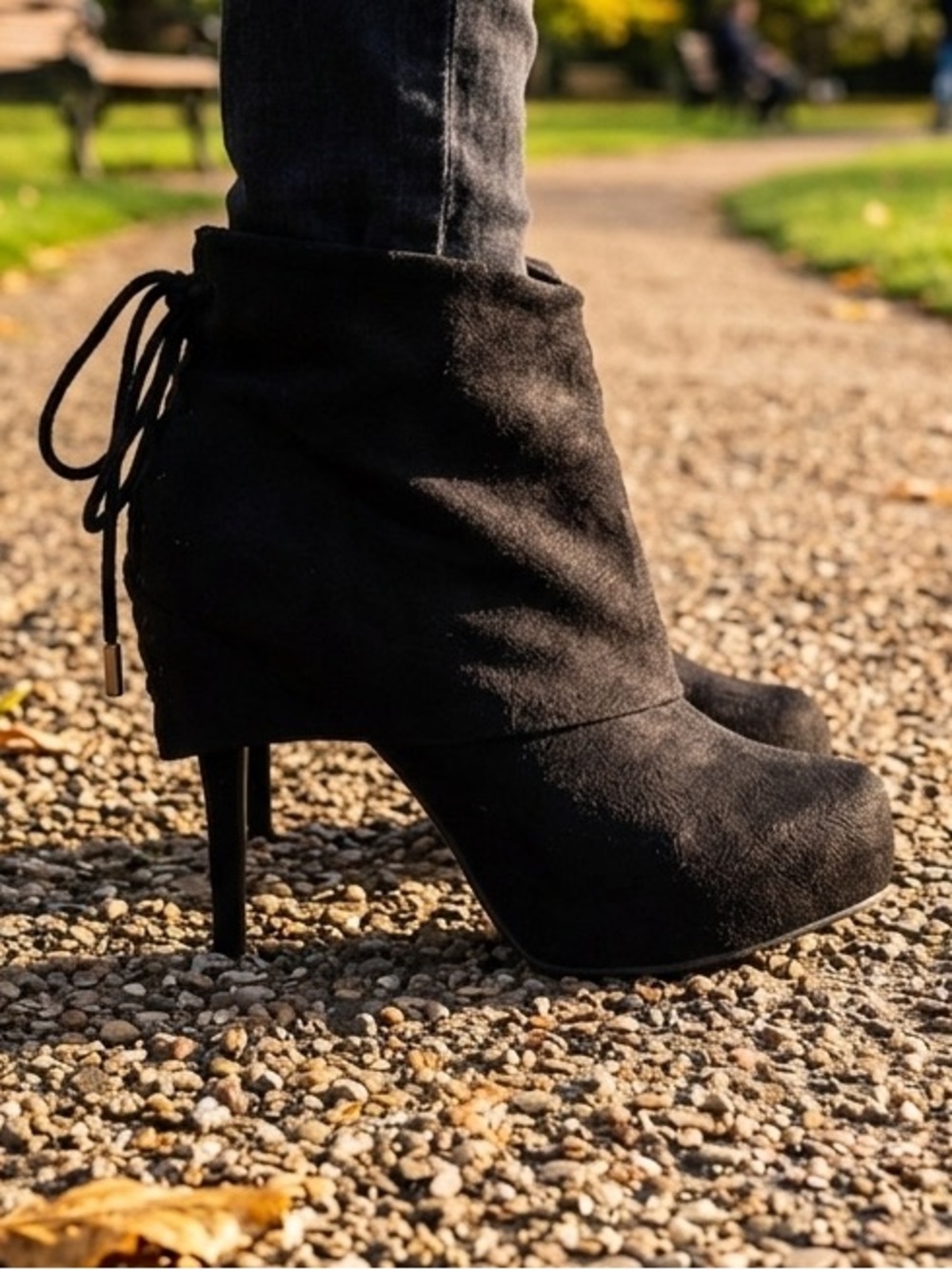 Torrid Elegant Black Ankle Booties